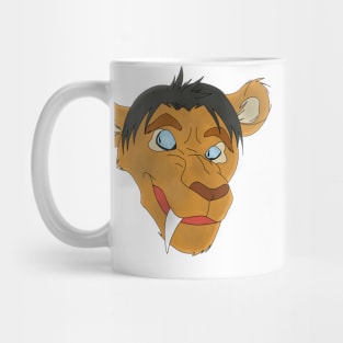 Anthro lion face Mug